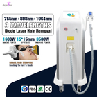 Vertical Triple Wavelength Diode Laser Hair Removal Painless Soprano Machine