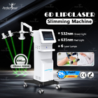 Laser Lipolysis Lipolaser Slimming Machine 6D 532nm 635nm 600W