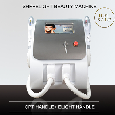 Two Handles IPL Laser Hair Removal Machine Painless Permanent Depilation