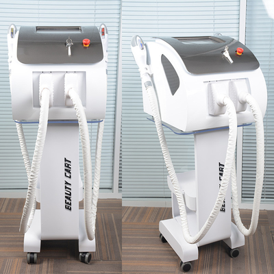 Two Handles IPL Laser Hair Removal Machine Painless Permanent Depilation