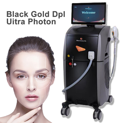 DPL IPL Laser Hair Removal Machine 3000W Black Gold DPL Ultra Photon