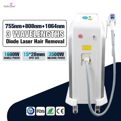 Ice Point Laser Hair Removal Permanent Machine 755nm 808nm 1064nm Diode