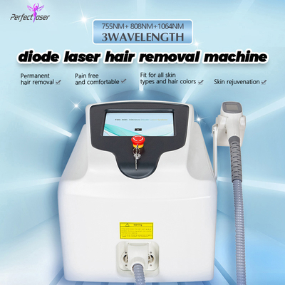 Soprano 808nm Diode Laser Hair Removal Machine Permanent Painless For Face