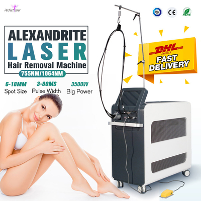 GentleMax PRO ​Alexandrite Laser Hair Removal Machine ND YAG 4000W 755nm 1064nm