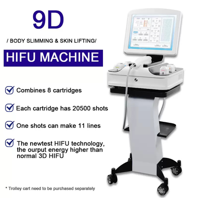 3D 4D 9D Ultra Therapy HIFU Beauty Machine Face Neck Lift Skin Tightening