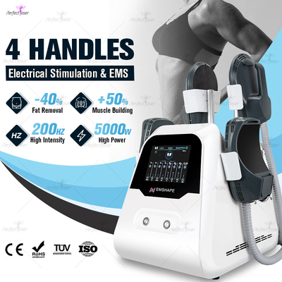 5000W HIEMT EMS Fat Burning Machine Emslim Body Sculpting Fat Removal Weight Loss