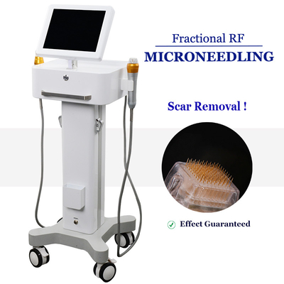Two Handles Face Lifting RF Microneedling Machine Fractional Skin Rejuvenation
