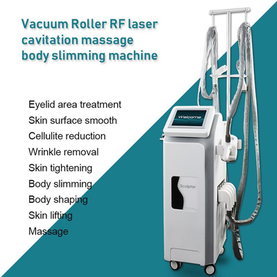 40K Cavitation Velashape Slimming Machine 100KPA Vacuum RF Fat Removal Skin Care