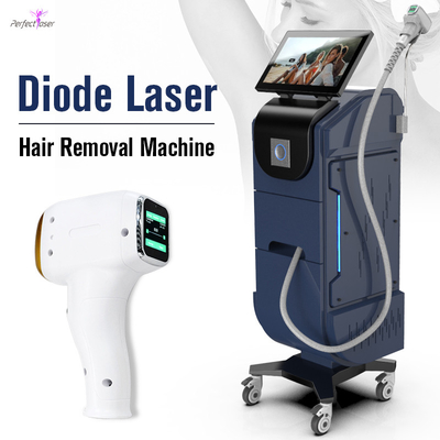 Alma Facial 808nm Diode Laser Hair Removal Machine 3 Wavelength 2 Handles