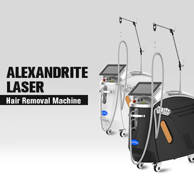 Alexandrite Yag Laser Hair Removal Machine Long Pulse Painless 4000W